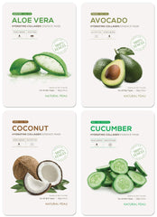 Natural Peau mascarilla colágeno Aguacate, nutrición suave para piel calmada.
