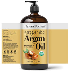 Natural Riches Aceite de Argán con dispensador para aplicación fácil.