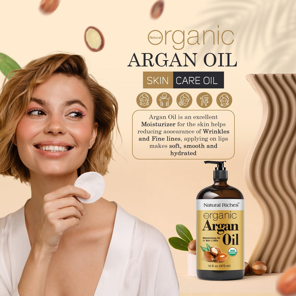 Natural Riches Aceite de Argán para manos, combate sequedad.