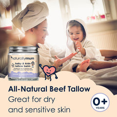NaturallyMum aplicación diaria en cara y cuerpo para piel sensible.