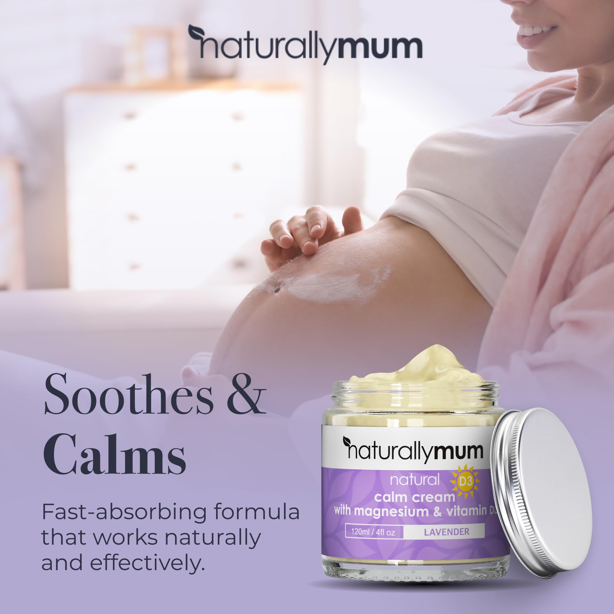 NaturallyMum crema magnesio d3 ritual relajante para la piel