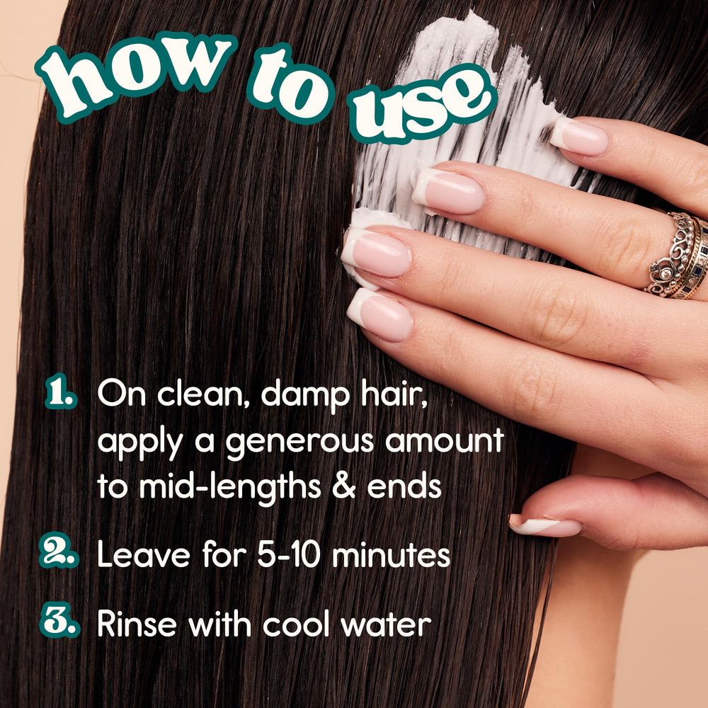 Nature Spell vegana, cuidado sin crueldad para cabello dañado.
