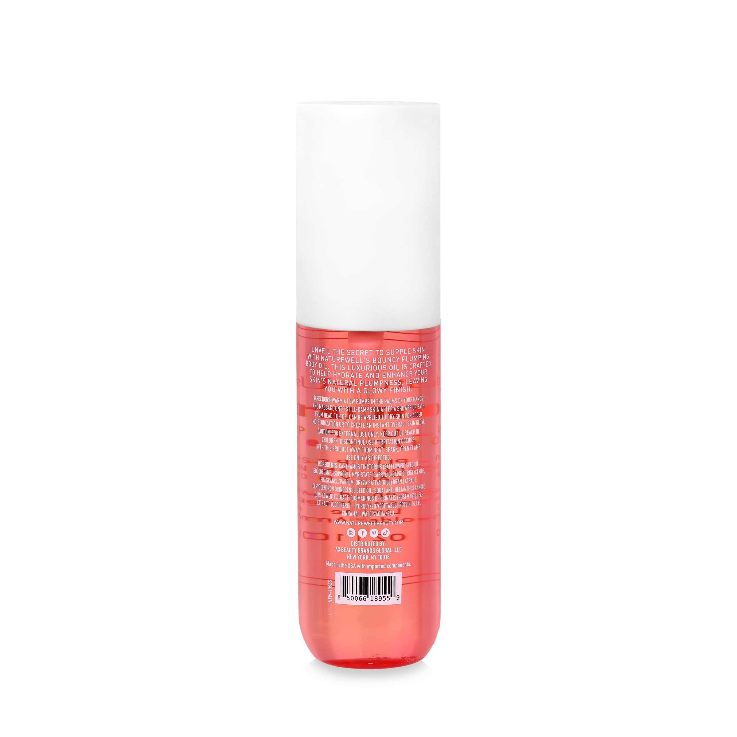 Nature Well Bouncy Plumping: aroma de ámbar dorado que anima la rutina de cuidado.