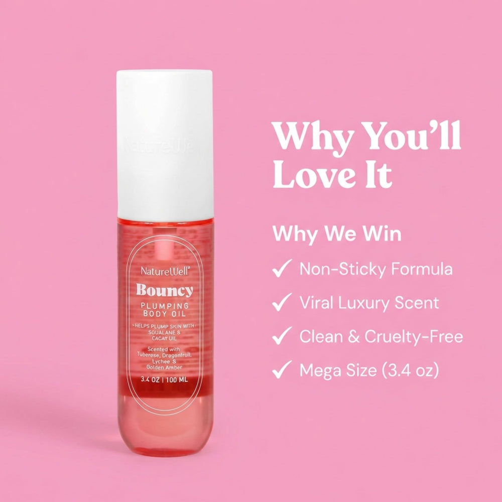 Nature Well Bouncy Plumping: fragancia floral de tuberosa para un ritual diario.