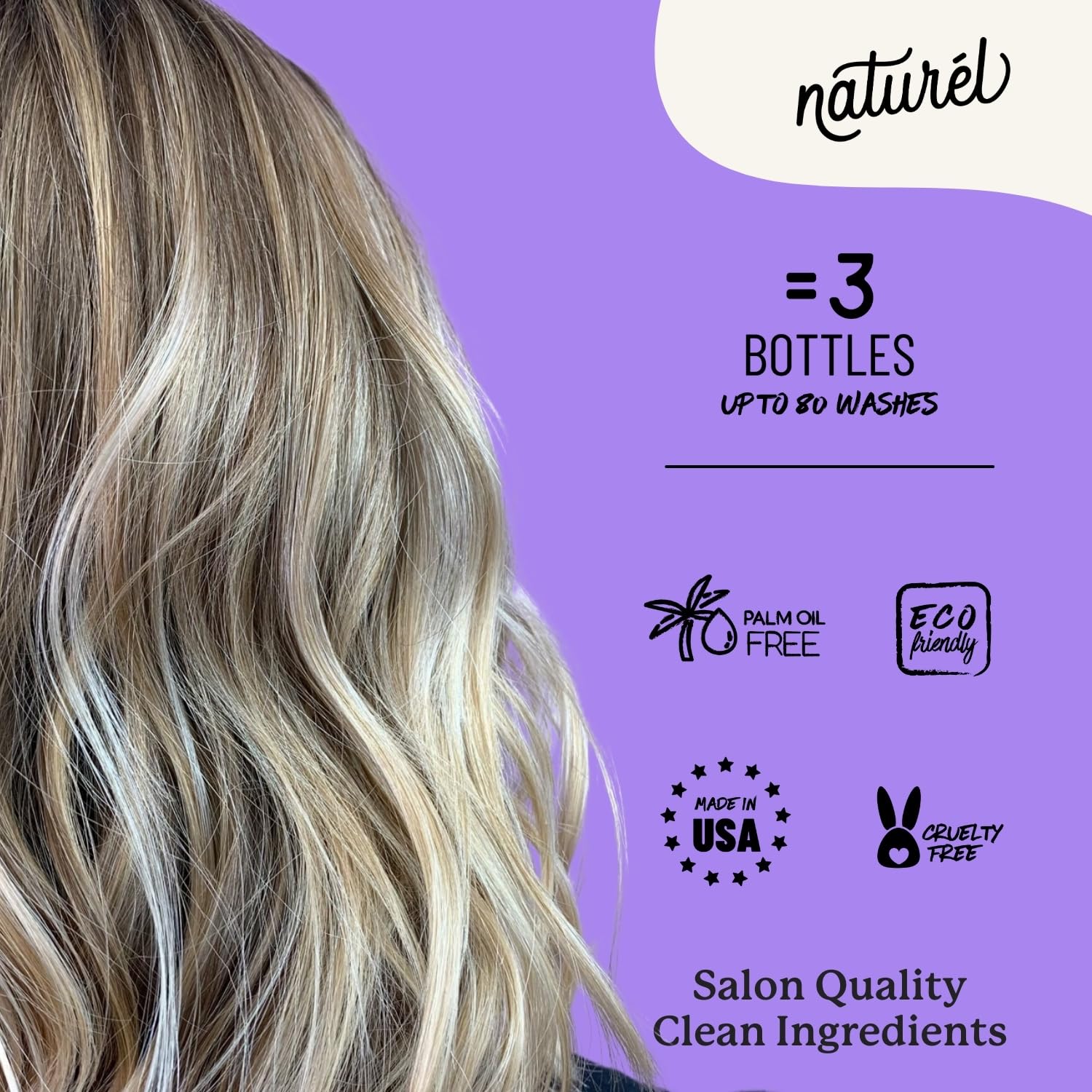 NATURÉL Loxy: tono morado para rubio o gris y reducción de reflejos cálidos.