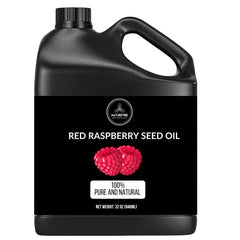 Naturevibe Botanicals Aceite de Frambuesa Rojo en frasco resellable para frescura.