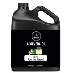 Naturevibe Botanicals aceite de sábila, frasco 32 onzas para cuidado diario de la piel
