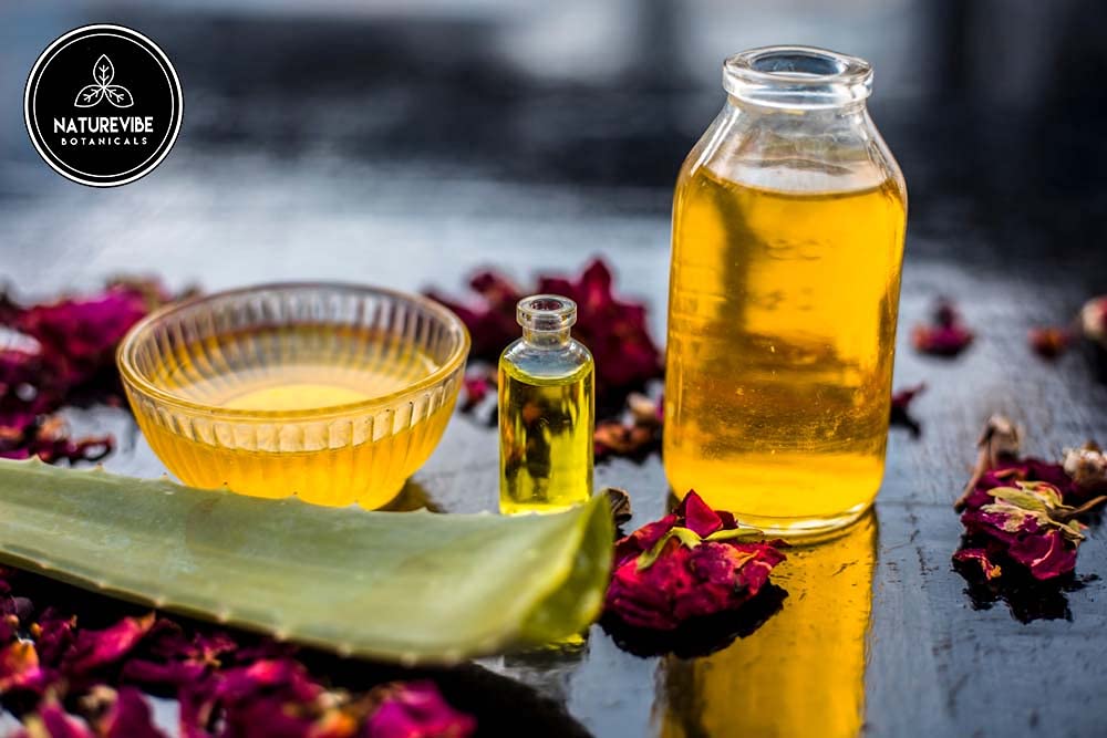Naturevibe Botanicals aceite de sábila, aplicador ideal para piel sensible
