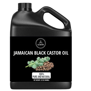 Naturevibe Botanicals Jamaican Black Castor Oil jar for scalp and skin care