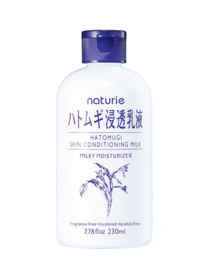 Naturie Hatomugi hidratante ligero para rostro, ideal para piel suave.