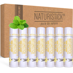 Naturistick bálsamo labial vainilla 7 pack para hidratación diaria