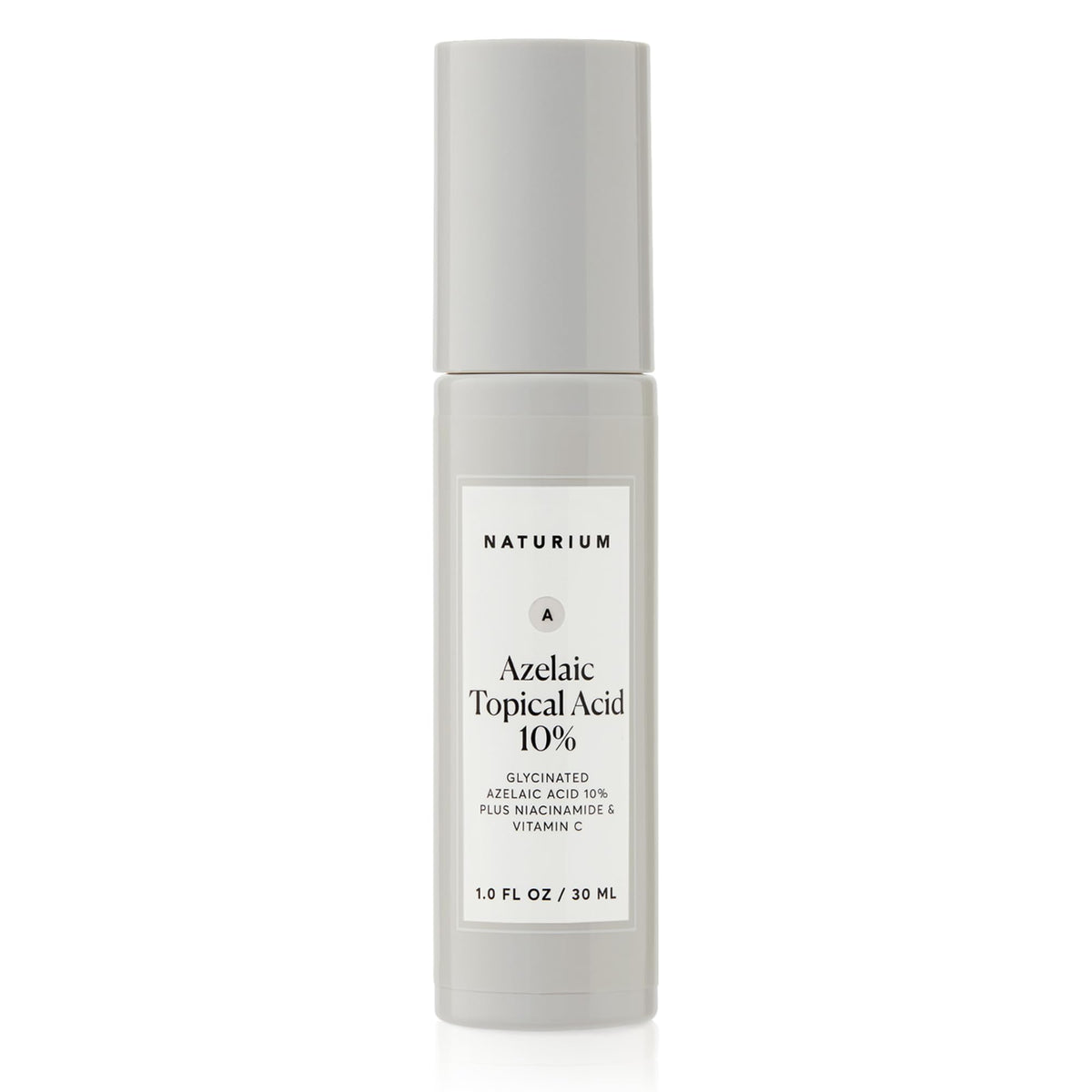 Naturium Azelaico 10% frasco en superficie limpia para tono uniforme