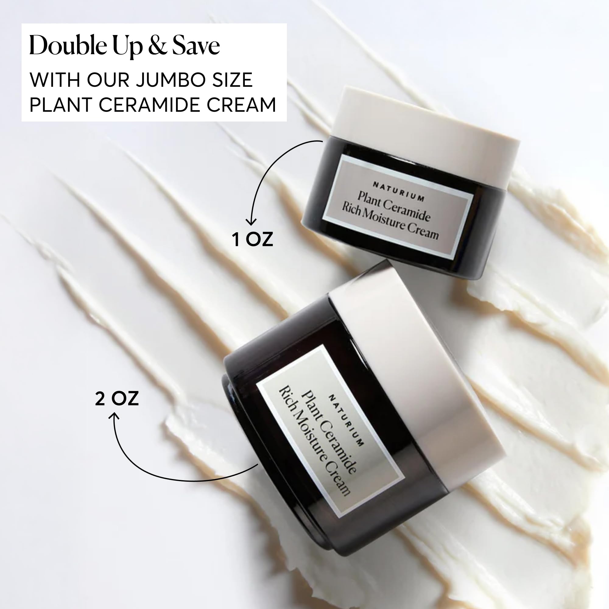 Naturium ceramidas vegetales para piel seca, uso diario.