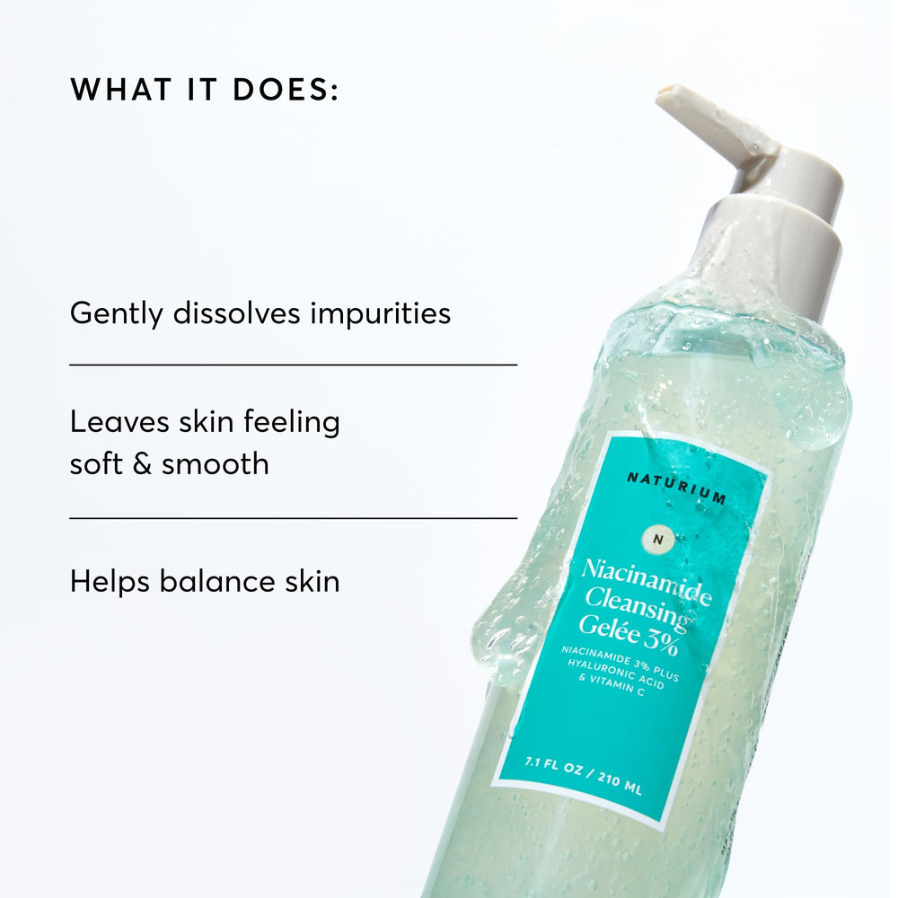 Naturium Niacinamida Gel con niacinamida y vitamina C para cuidado equilibrante.