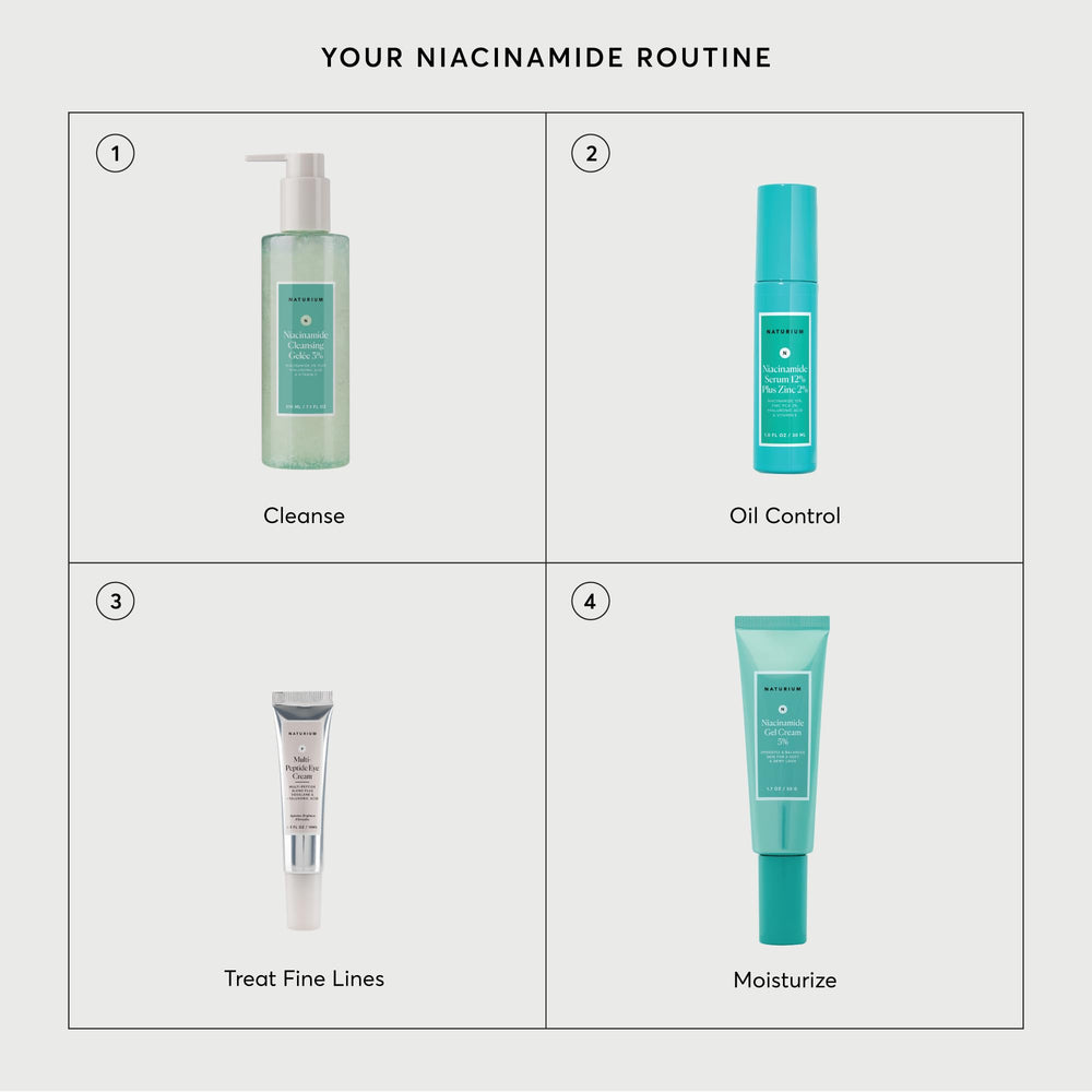 Textura gel suave de Naturium Niacinamida Gel que genera espuma ligera.