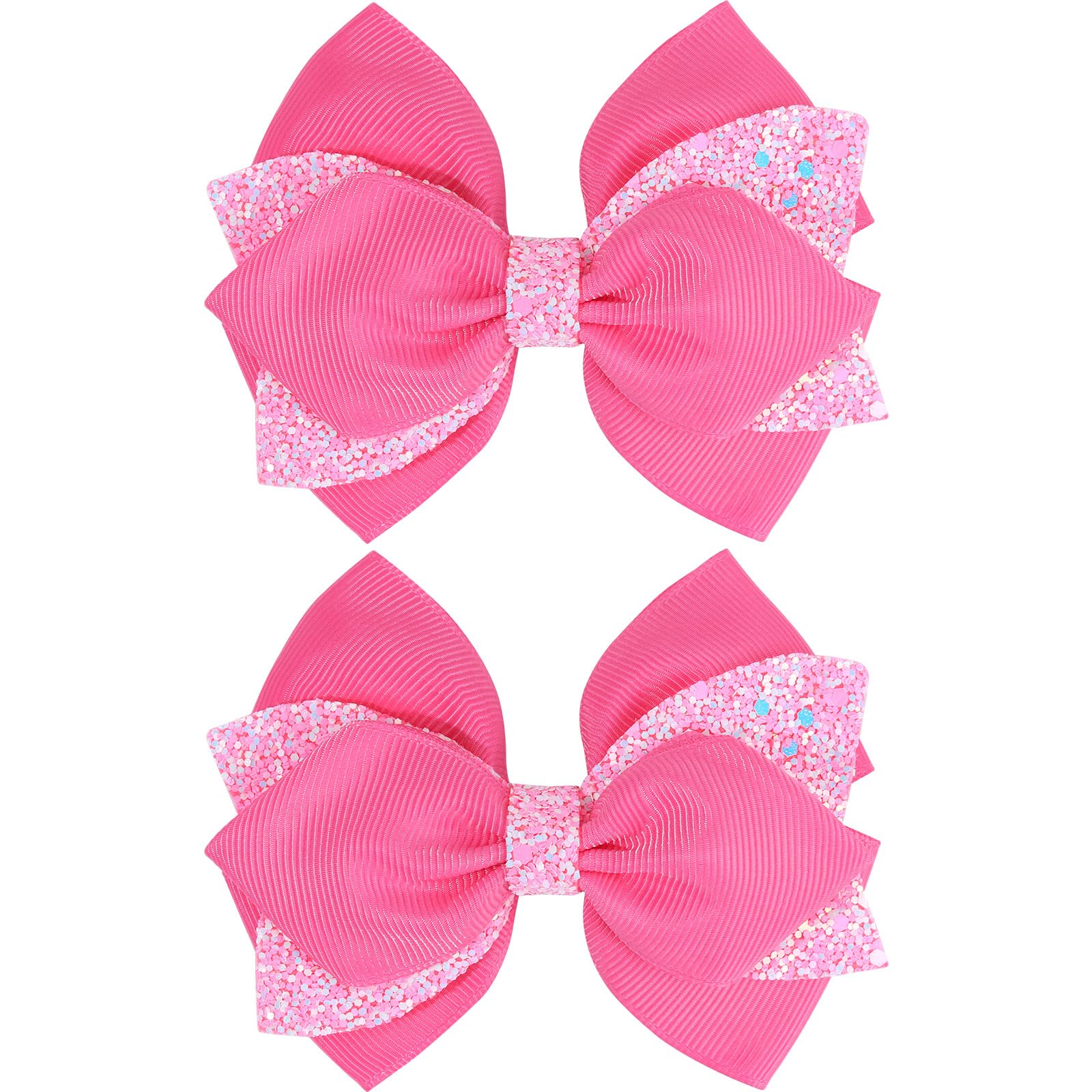 Lazo de NCMAMA brilla en rosa, ideal para conjuntos festivos