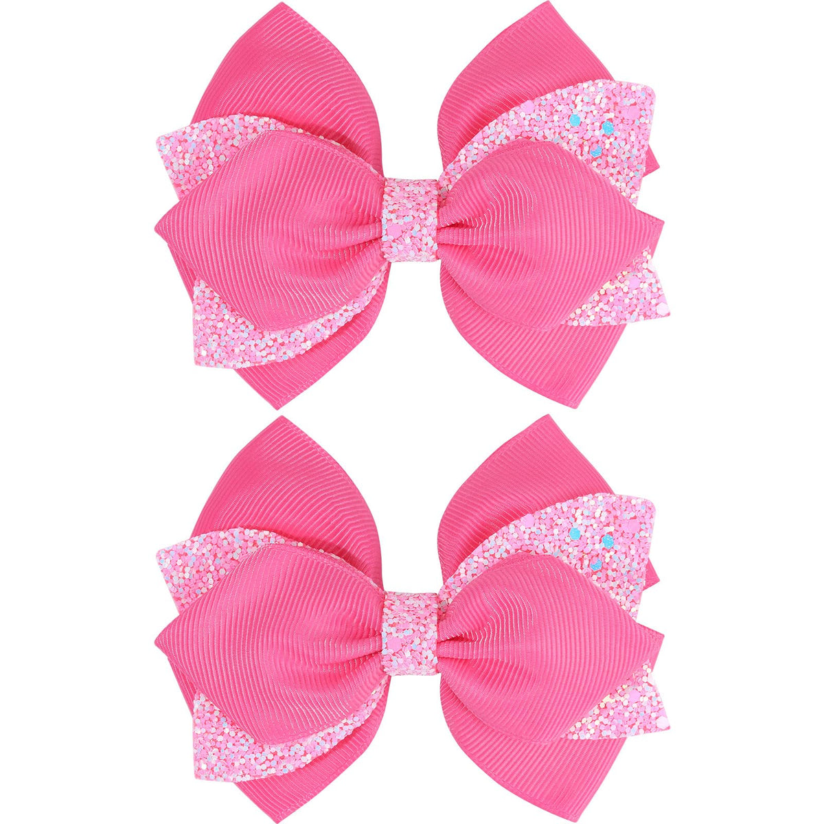 Lazo de NCMAMA brilla en rosa, ideal para conjuntos festivos