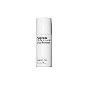 Nécessaire Gel Desodorante envase de vidrio, práctico para uso diario.