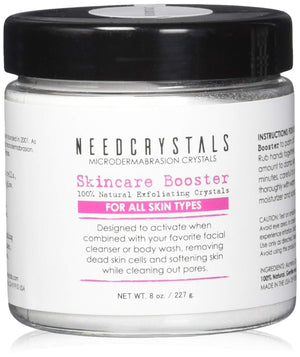 NeedCrystals exfoliante cristal facial para exfoliación suave y efectiva.