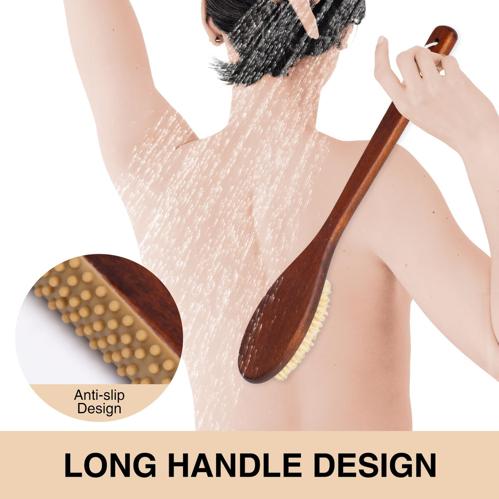 NENO CICI cepillo espalda exfoliante suave para piel sensible.