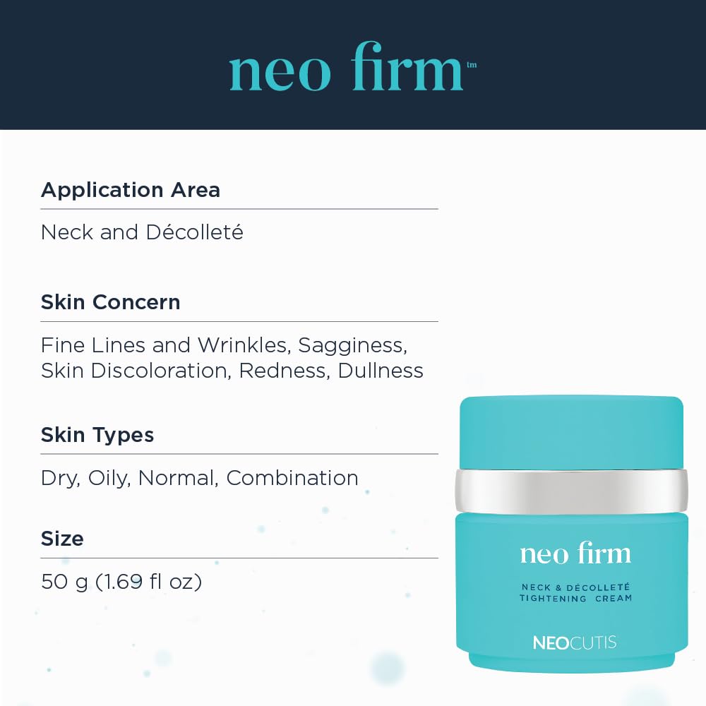 Neo Firm en cuello y escote, ofrece soporte de firmeza.