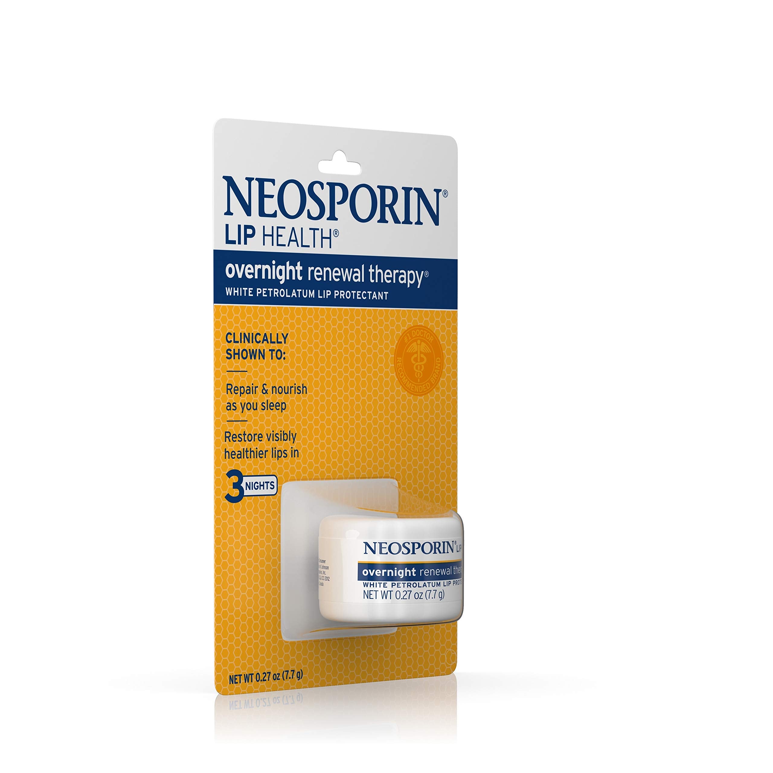 Neosporin ofrece un envase doble para dos usos nocturnos.