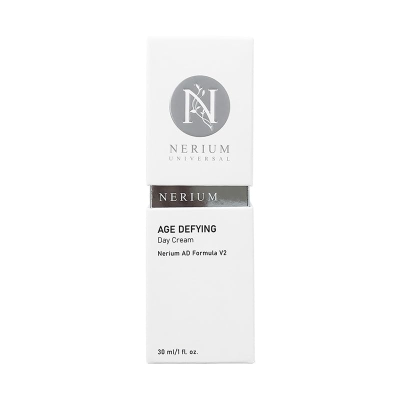 Crema de Día Nerium Universal, botella, hidrata la piel durante el día.