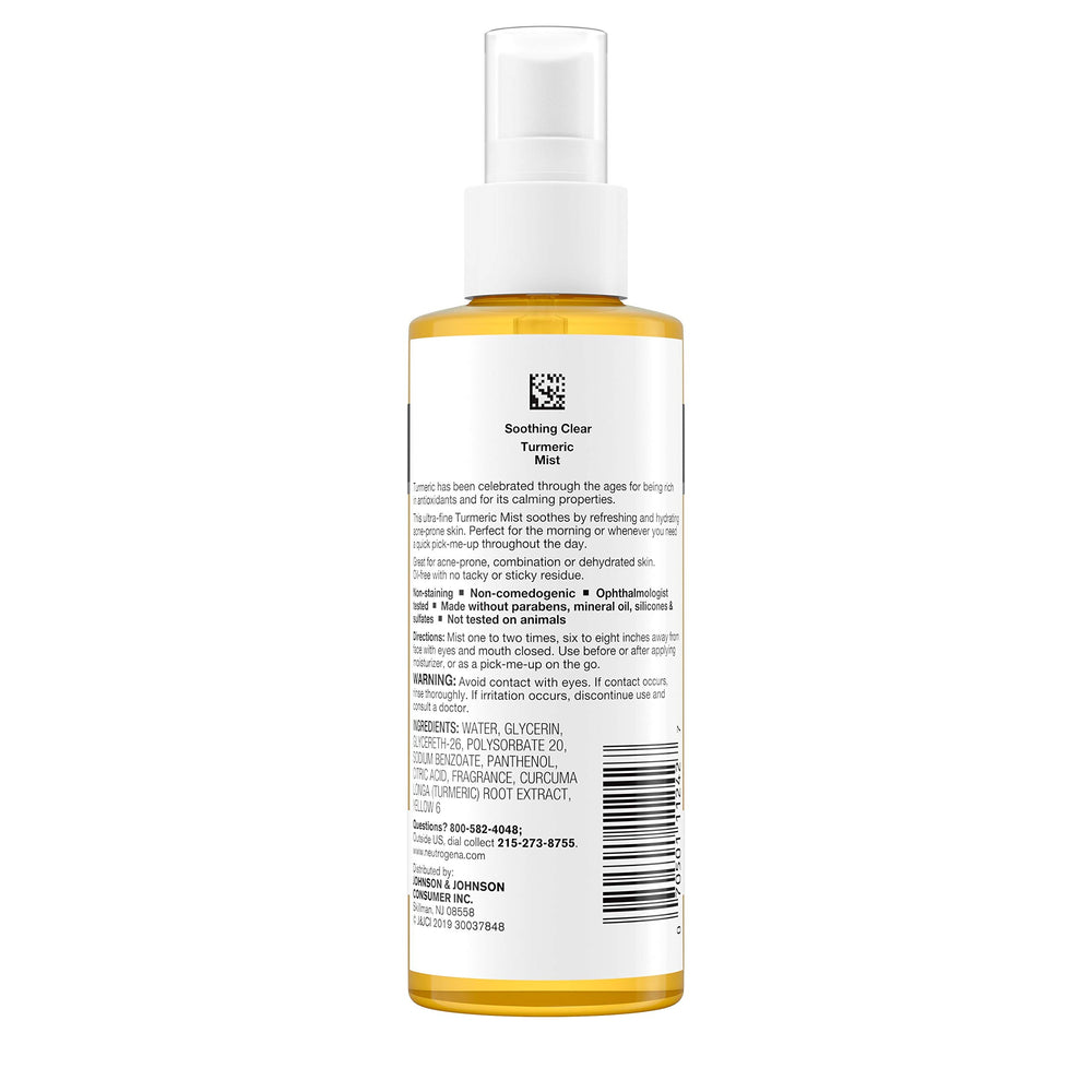 Neutrogena curcuma mist, ideal para piel propensa al acné.