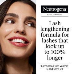 Neutrogena Longitudes Saludables Mascara con aplicador cepillo espiral para separación y alargamiento.