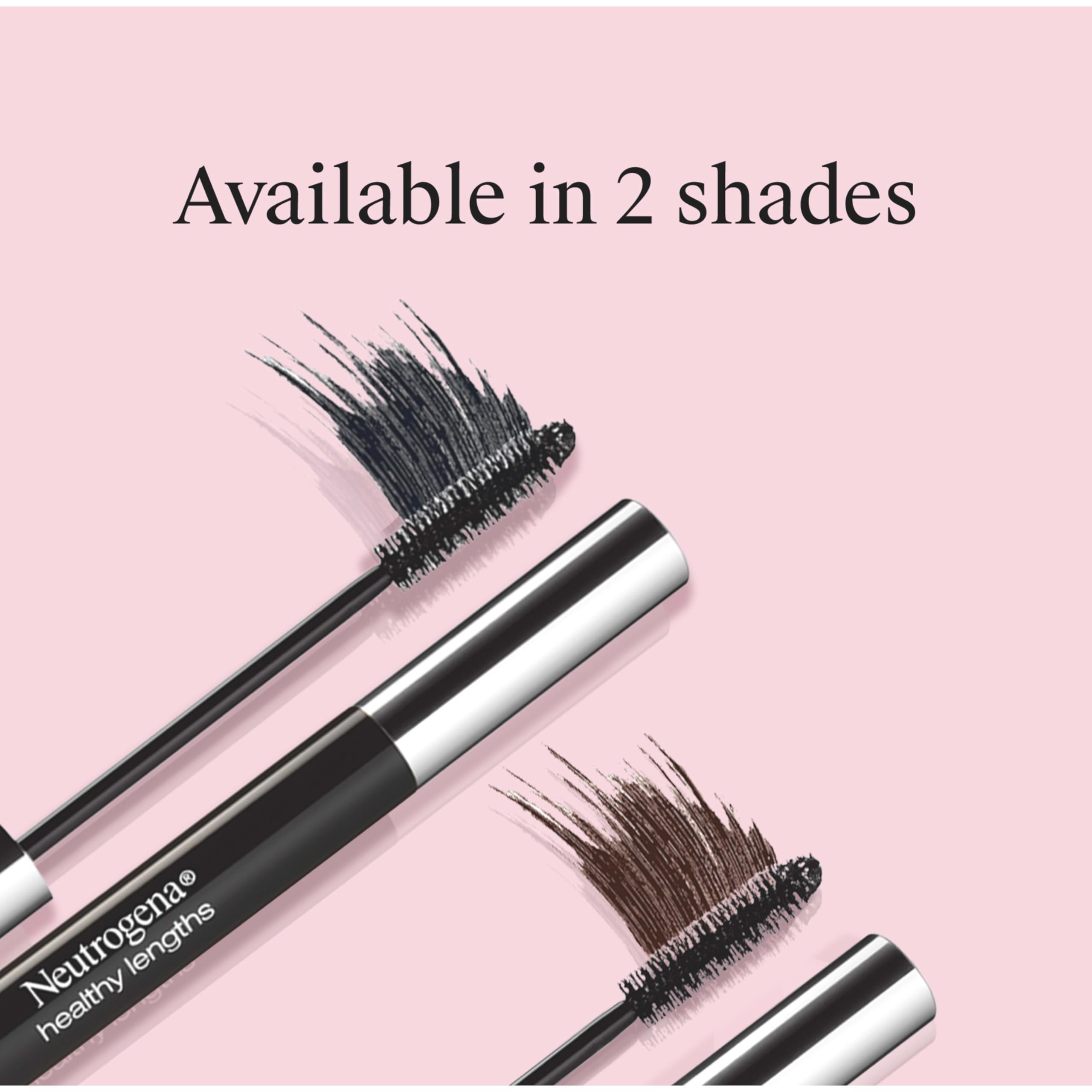 Neutrogena Longitudes Saludables Mascara fórmula nutritiva con aceite de oliva y vitamina E.
