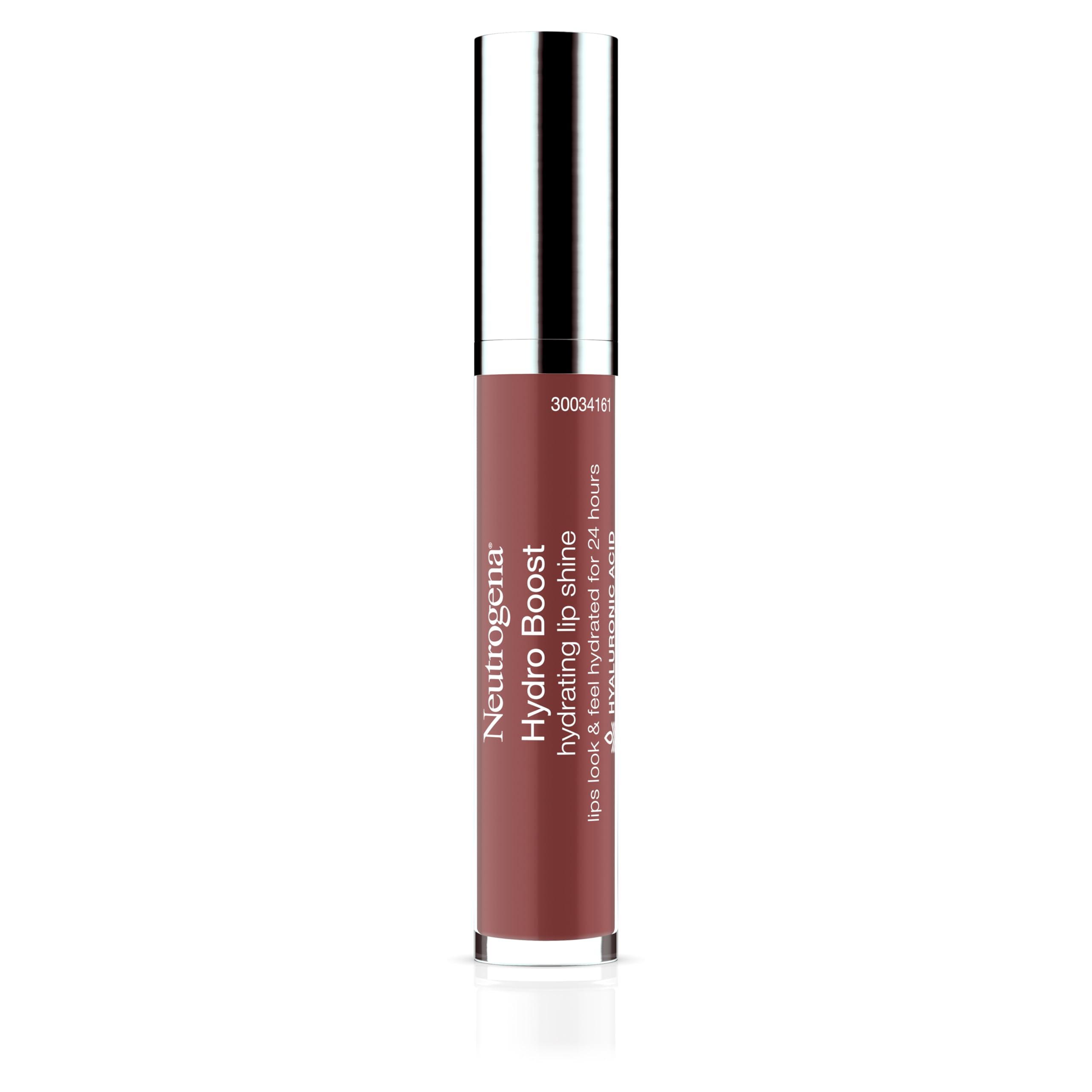 Neutrogena Hydro Boost Pink Mocha, brillo labial en tubo compacto para retoques.