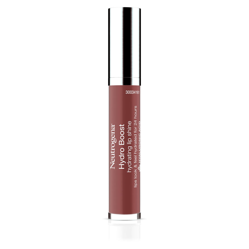 Neutrogena Hydro Boost Pink Mocha, brillo labial en tubo compacto para retoques.
