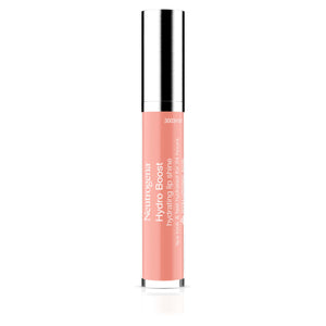 Neutrogena Hydro Boost Brillo Labial Rosa Ballet en tubo compacto para hidratación duradera.