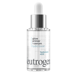Neutrogena Hydro Boost Glow Booster en bote 1oz ofrece hidratación instantánea y piel radiante.