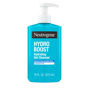 Neutrogena Hydro Boost Limpiador Facial en botella de 16 oz para hidratación diaria.