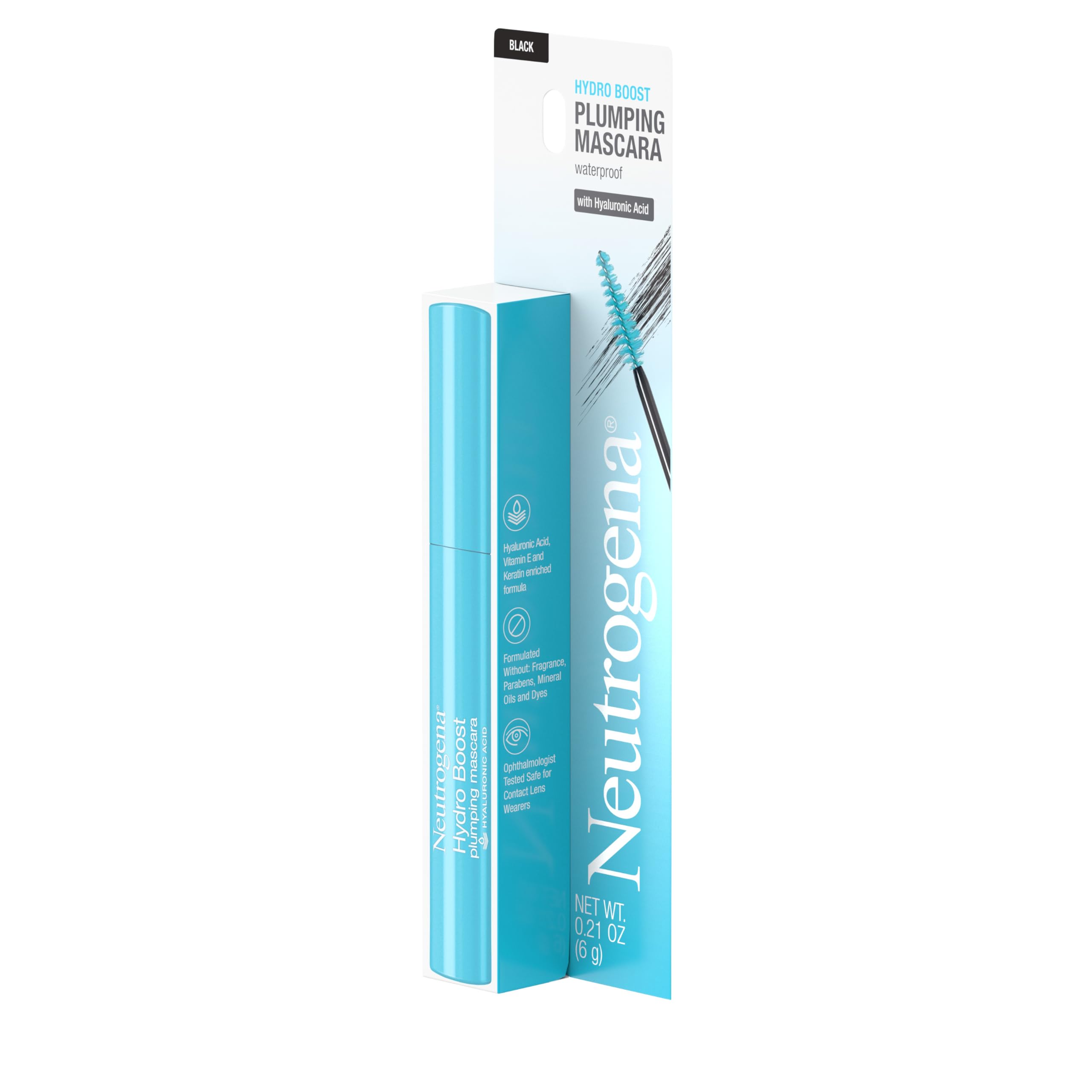 Neutrogena Hydro Boost Rímel a prueba de agua mantiene el look todo el día.