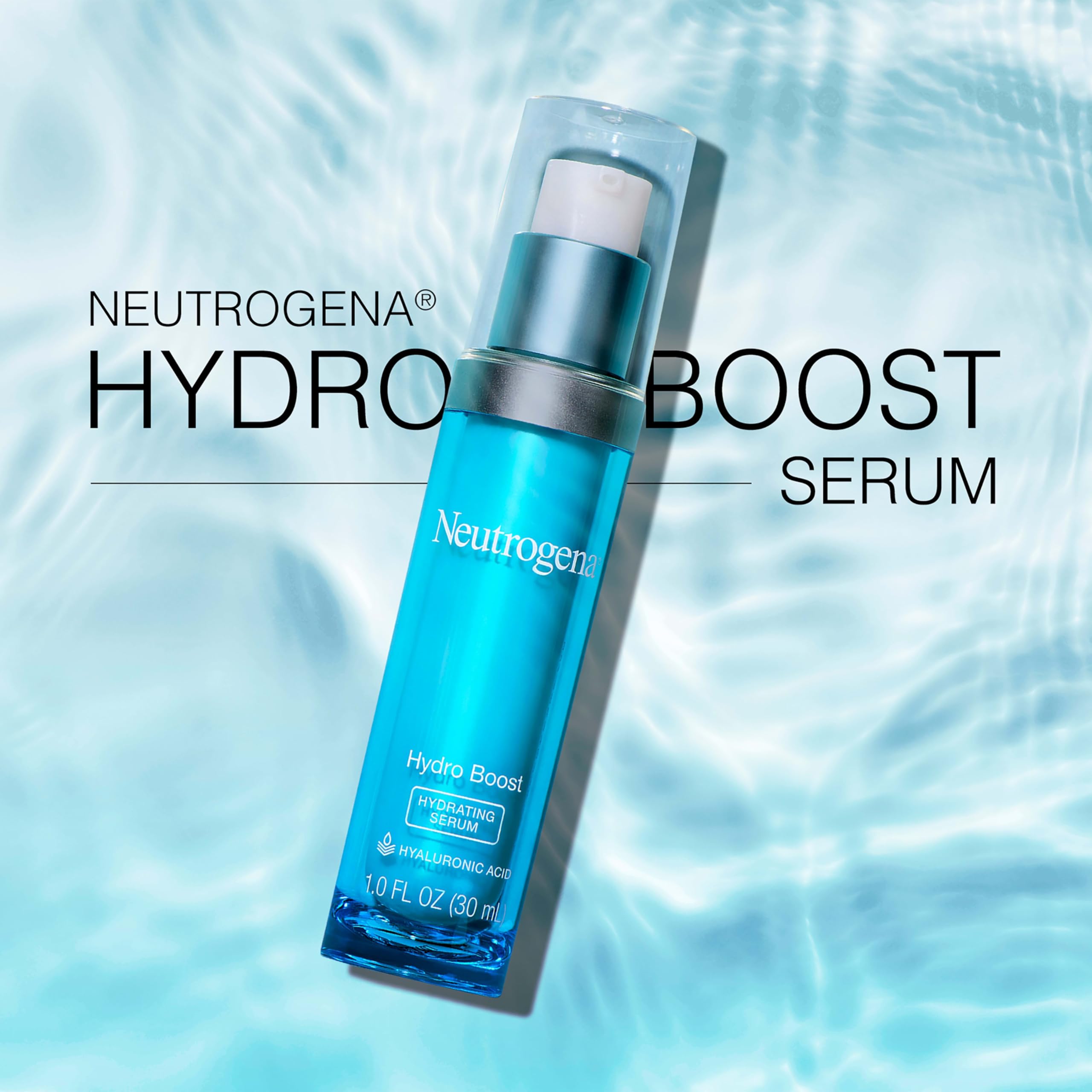 Rutina diaria: rostro y cuello con Hydro Boost para hidratación continua.