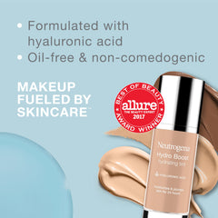 Textura gel-agua fresca de Neutrogena Hydro Boost para piel.