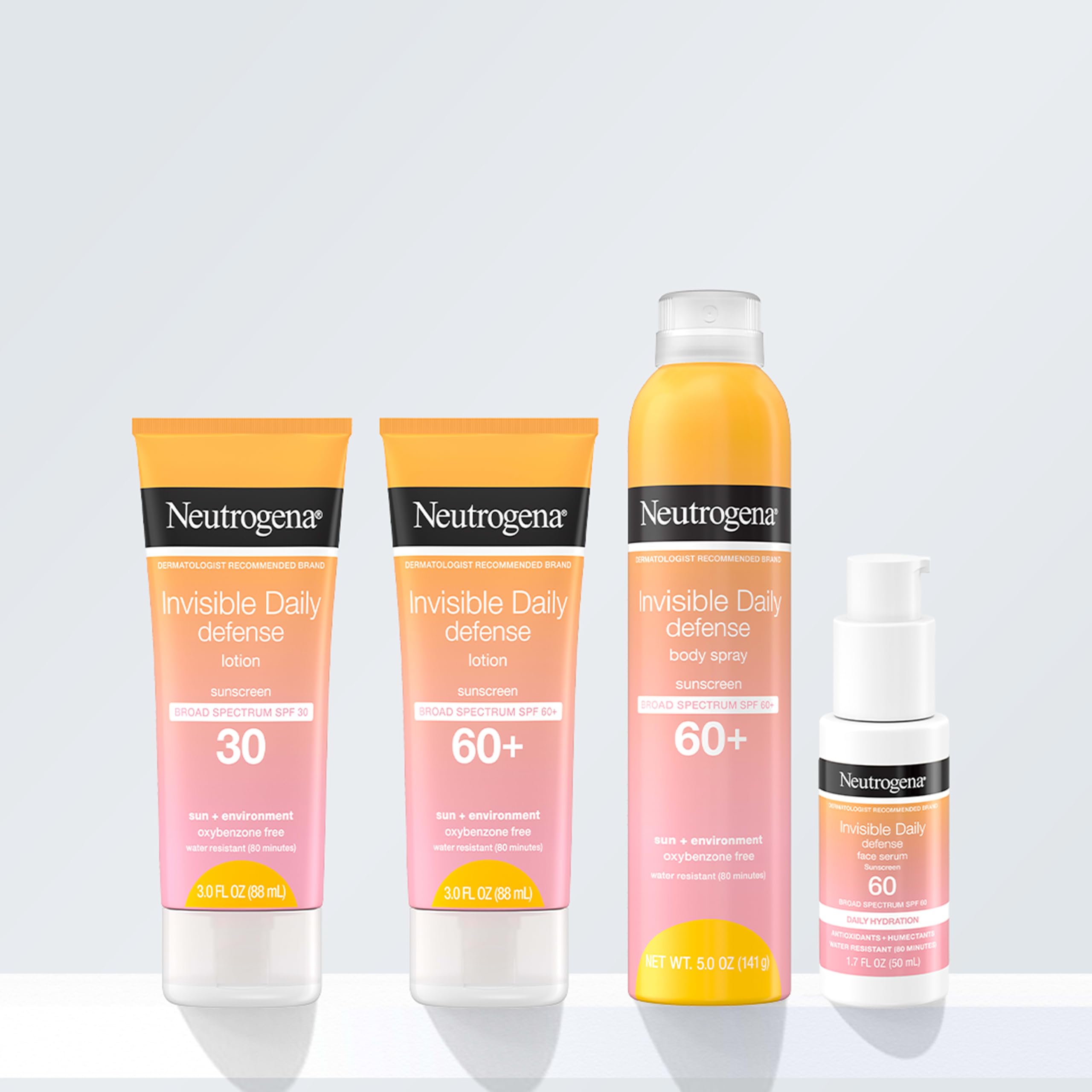 Neutrogena Invisible Daily Defense: ayuda a mantener la hidratación de la piel durante el día.