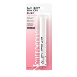 Serum Neutrogena Lash + Brow, envase 0.08 oz para cuidado diario de pestañas y cejas.