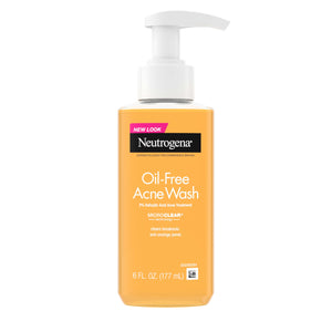 Neutrogena Limpiador Acne Libre de Aceite, botella visible, limpieza profunda de poros