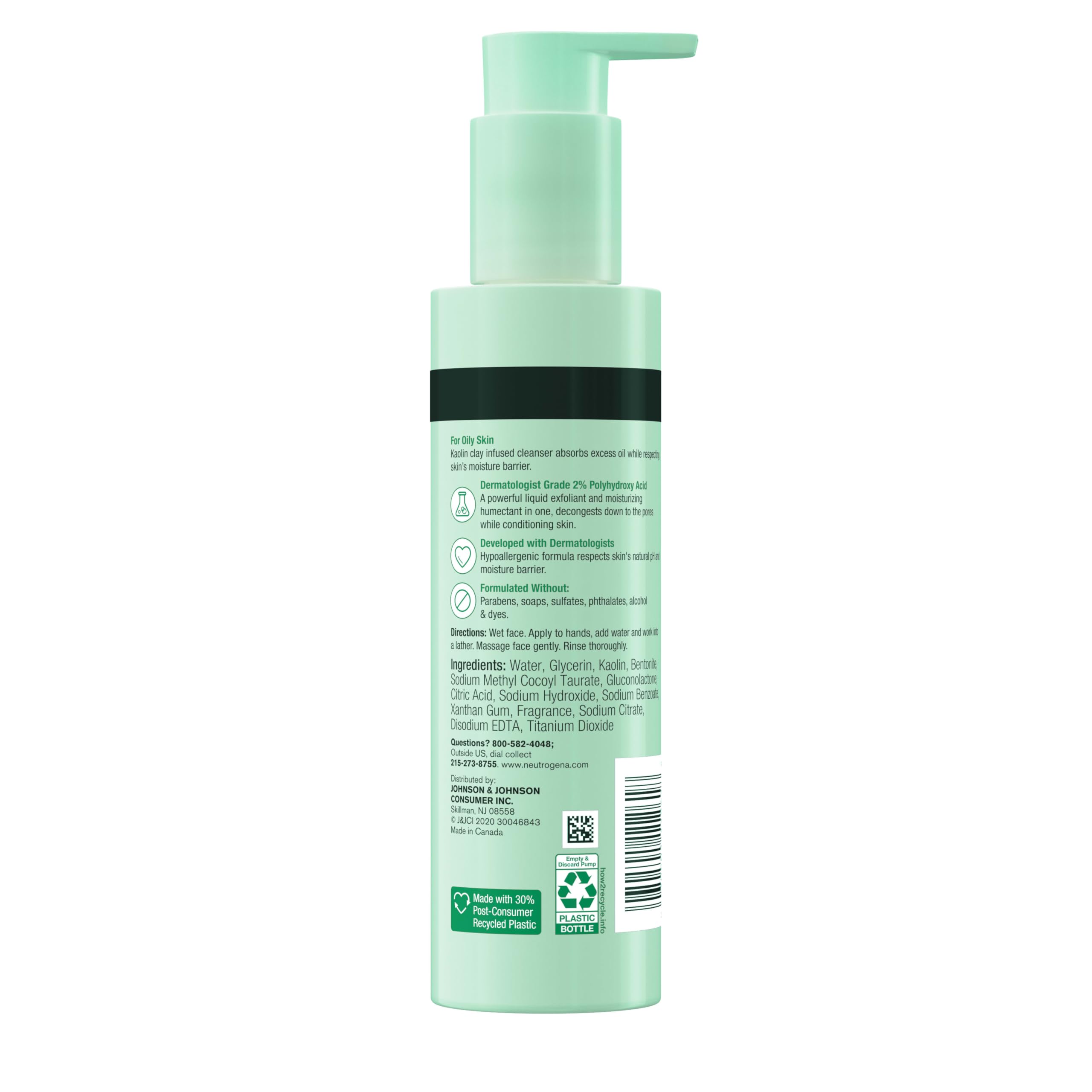 Rutina diaria de cuidado facial con limpiador Neutrogena