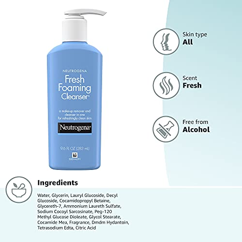 Neutrogena Fresh espumoso: residuo cero tras el enjuague.
