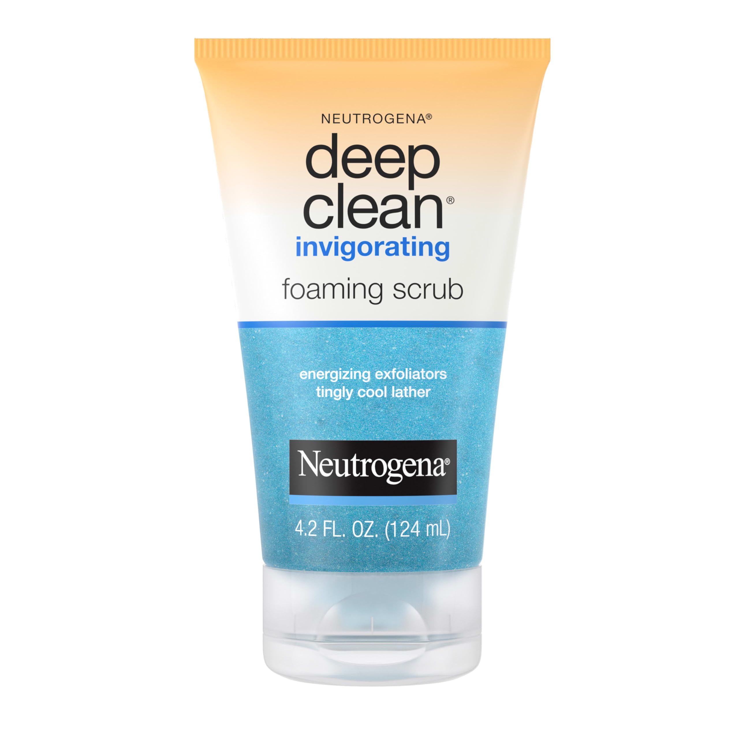 Neutrogena limpieza facial en manos húmedas para iniciar lavado