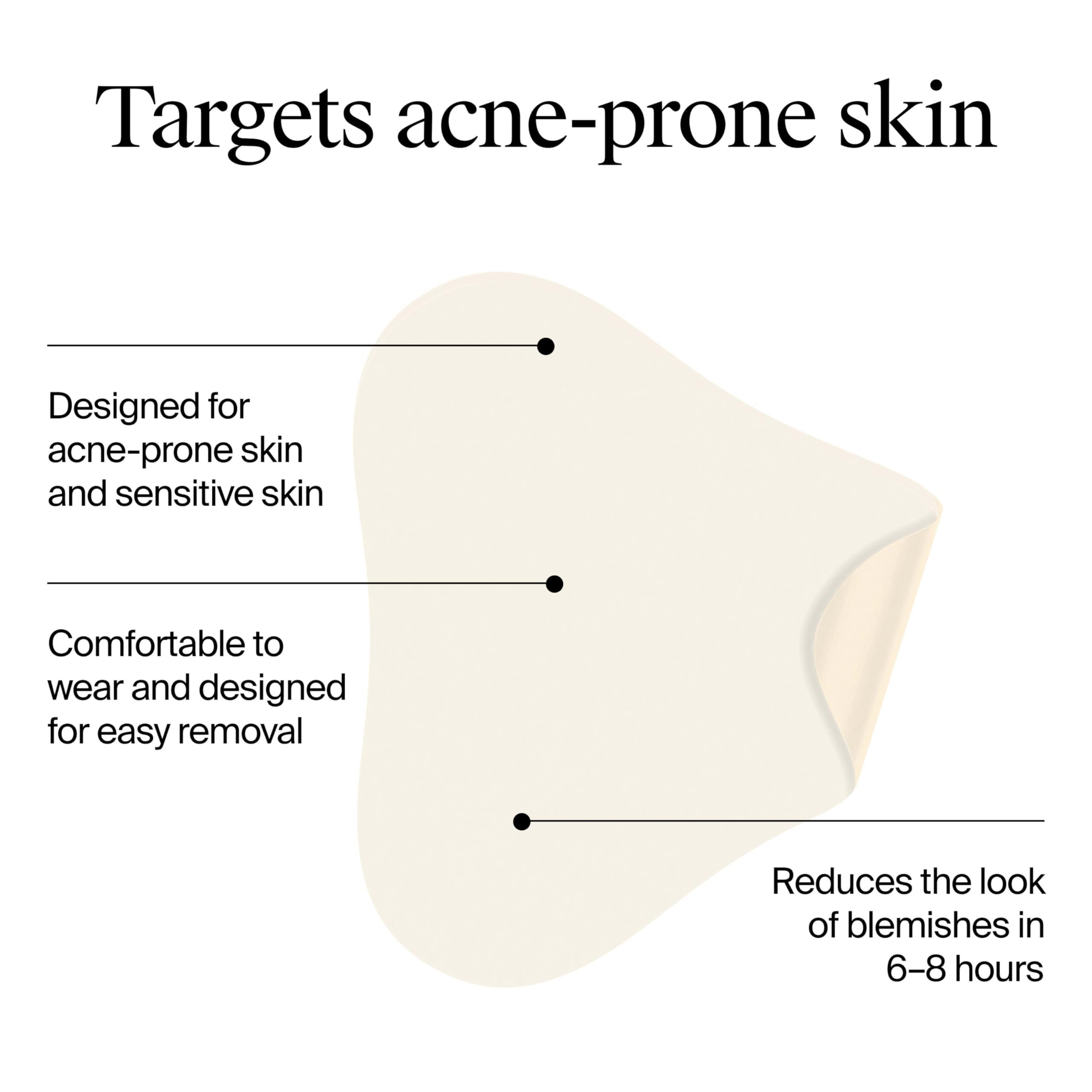 Neutrogena recomendado por dermatólogos, parche que reduce tamaño de granos