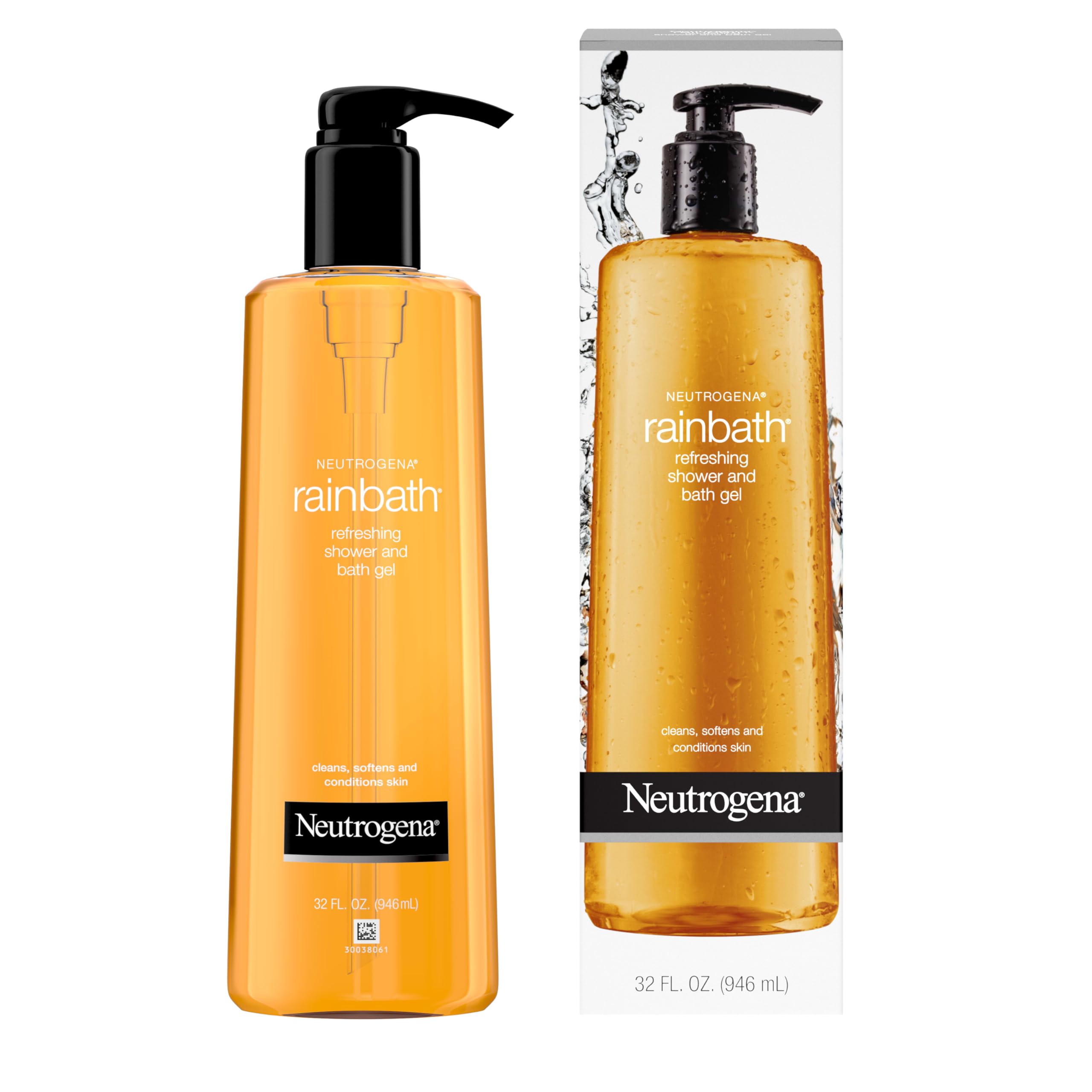 Neutrogena Rainbath espuma cremosa cubriendo la piel durante la ducha