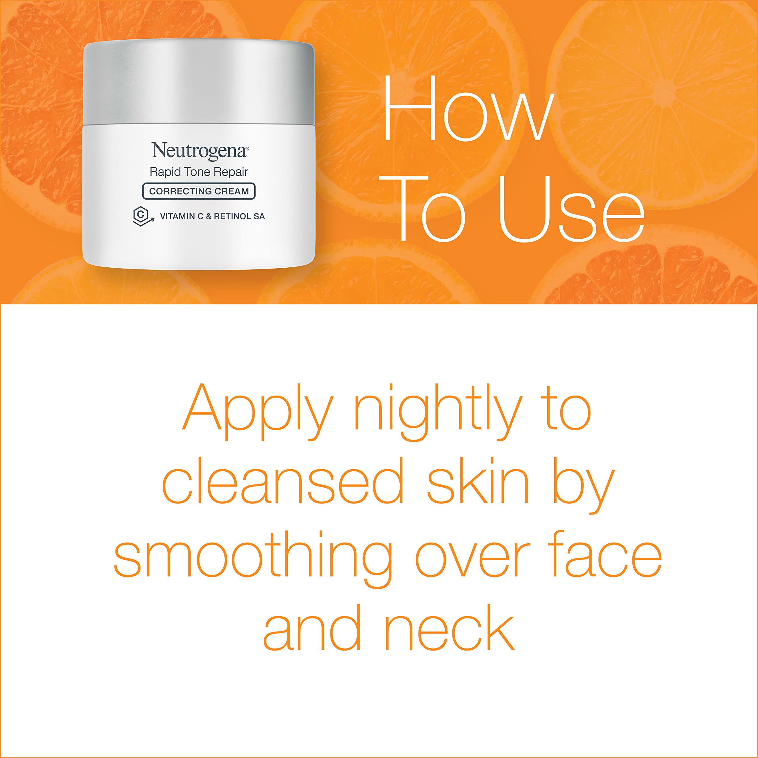 Neutrogena Rapid Tone Repair uso diario para rostro luminoso
