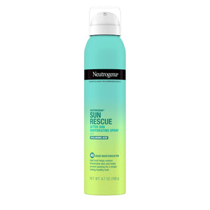 Neutrogena Sun Rescue After Sun Spray, botella visible, hidrata tras exposición solar