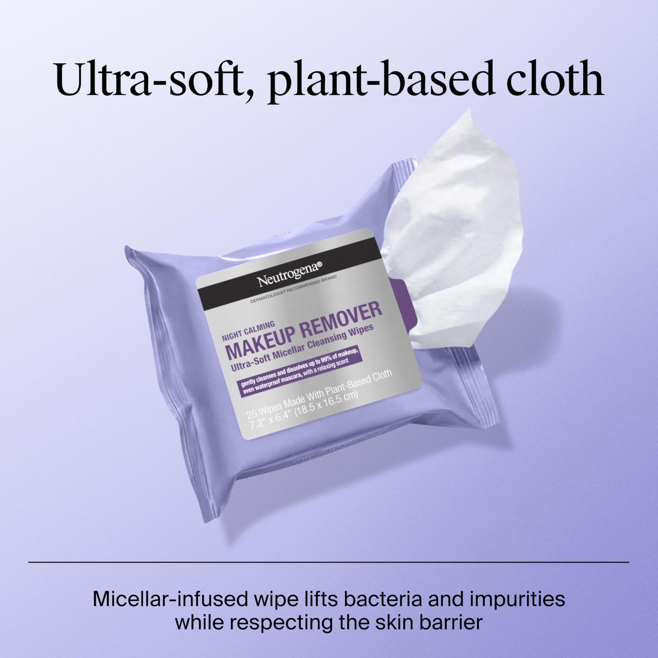 Neutrogena toallitas para piel sensible y cuidado suave