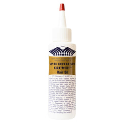 Never Before Now Growth Hair Oil, botella, promueve crecimiento suave y brillo en el cabello